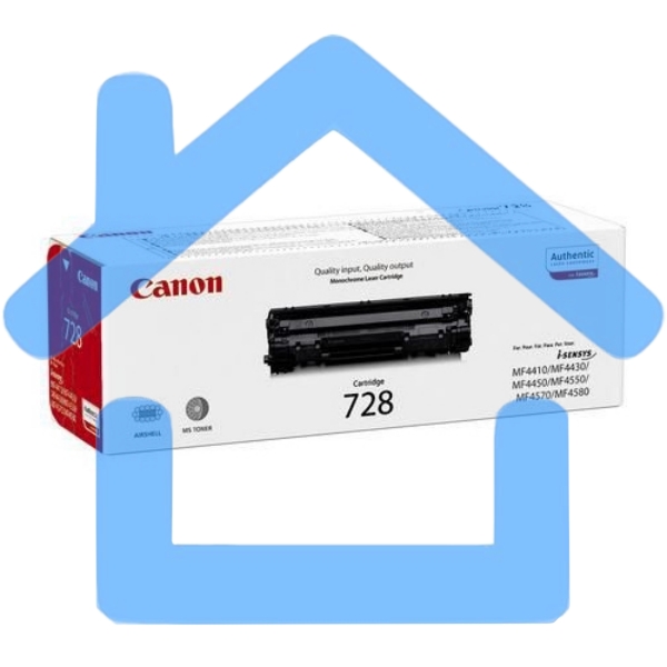 Картридж лазерный Canon 728 черный (2100 стр.) для Canon MF4410/4430/4450/4550/4570/4580