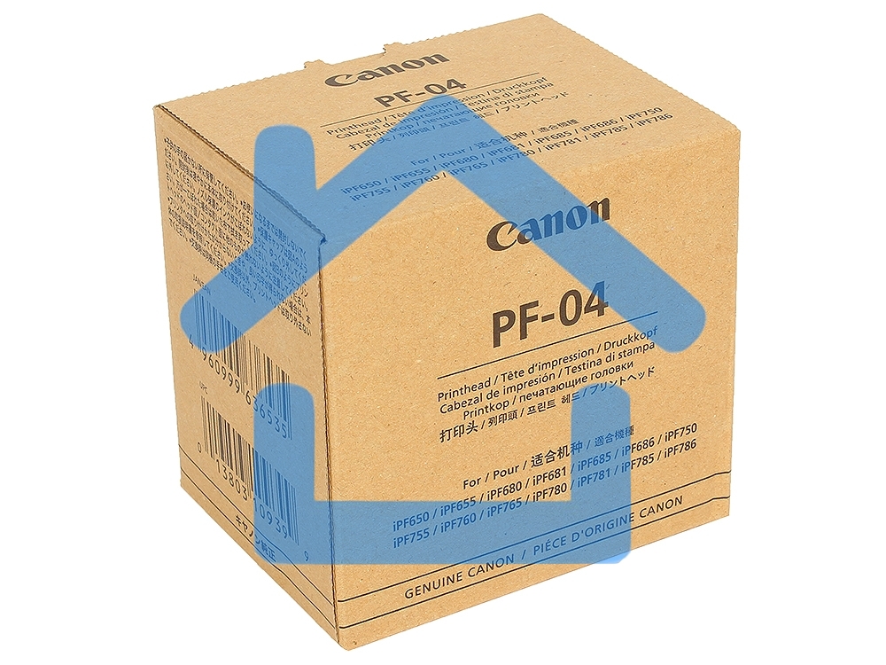 Печатающая головка Canon PF-04 (3630B001) черный для Canon iPF650, iPF655, iPF670, iPF680, iPF685, iPF750, iPF755, iPF760, iPF765, iPF770, iPF780, iPF785, iPF830, iPF840, iPF850.