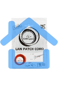 Патч-корд UTP Cablexpert PP6U-2M кат.6, 2м, литой, многожильный, серый