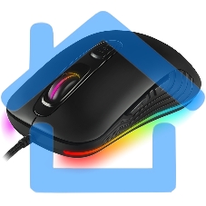 Мышь проводная SVEN RX-G820 черный, 4800 dpi, USB, кнопки - 6