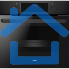 Духовой шкаф электрический Hansa BOES68454 черный, встраиваемый