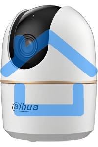 Мини-PT IP-видеокамера DAHUA DH-IPC-H4AP-0360B с Wi-Fi 2.4ГГц 4Мп, 1/3” CMOS, объектив 3.6мм, видеоаналитика, ИК до 10м