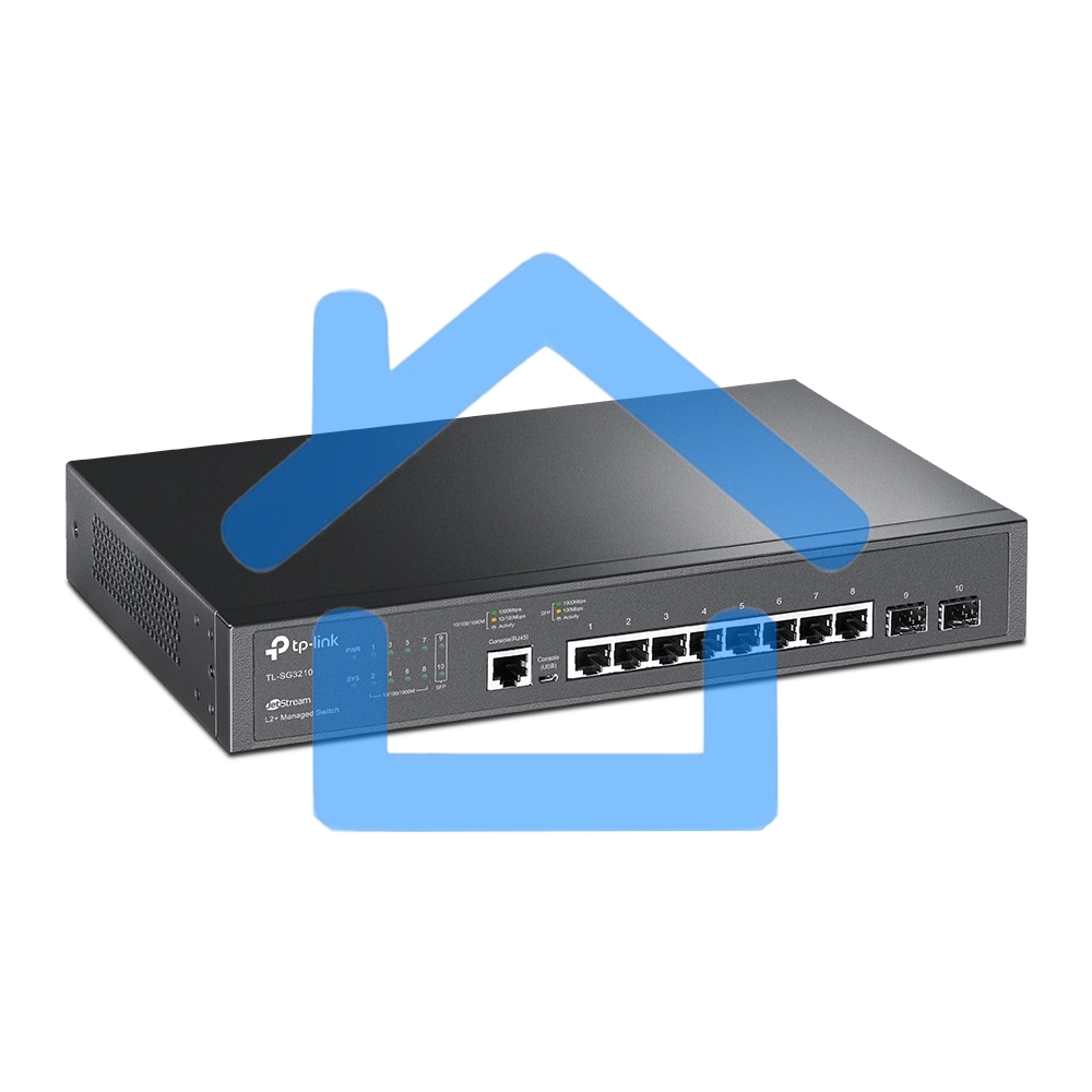Коммутатор TP-Link SMB TL-SG3210 JetStream 8-Port Gigabit L2 Lite Managed Switch with 2 SFP Slots