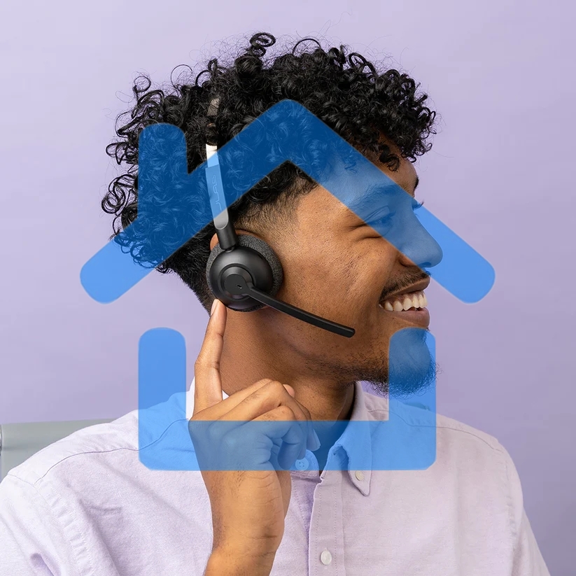 Гарнитура беспроводная GO Work Pop Wireless Headphones - черный