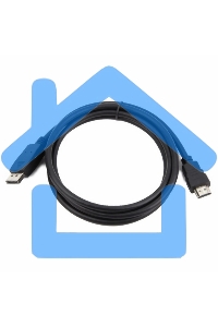 Кабель DisplayPort-HDMI Gembird/Cablexpert 1,8м, 20M/19M, черный, экран, пакет (CC-DP-HDMI-6)