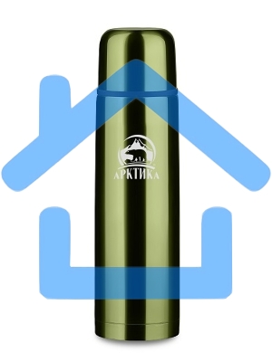 Термос Арктика 102-500 болотный, узкое горло 0,5л классический, цветной, холод/тепло 24 ч