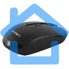 Мышь беспроводная Crown CMM-336W черный, 1600 dpi, радиоканал, USB, кнопки - 4