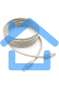 Патч-корд UTP Cablexpert кат.6, 5м, литой, многожильный (серый)