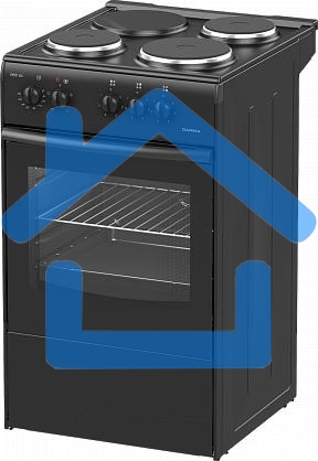 Плита электрическая Darina S EM 331 404 At антрацит/черный, конфорок 3 шт, духовка 50 л, 50 см x 85 см x 56 см