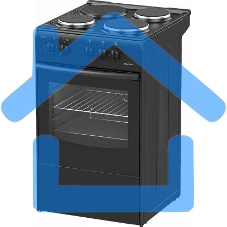 Плита электрическая Darina S EM 331 404 At антрацит/черный, конфорок 3 шт, духовка 50 л, 50 см x 85 см x 56 см