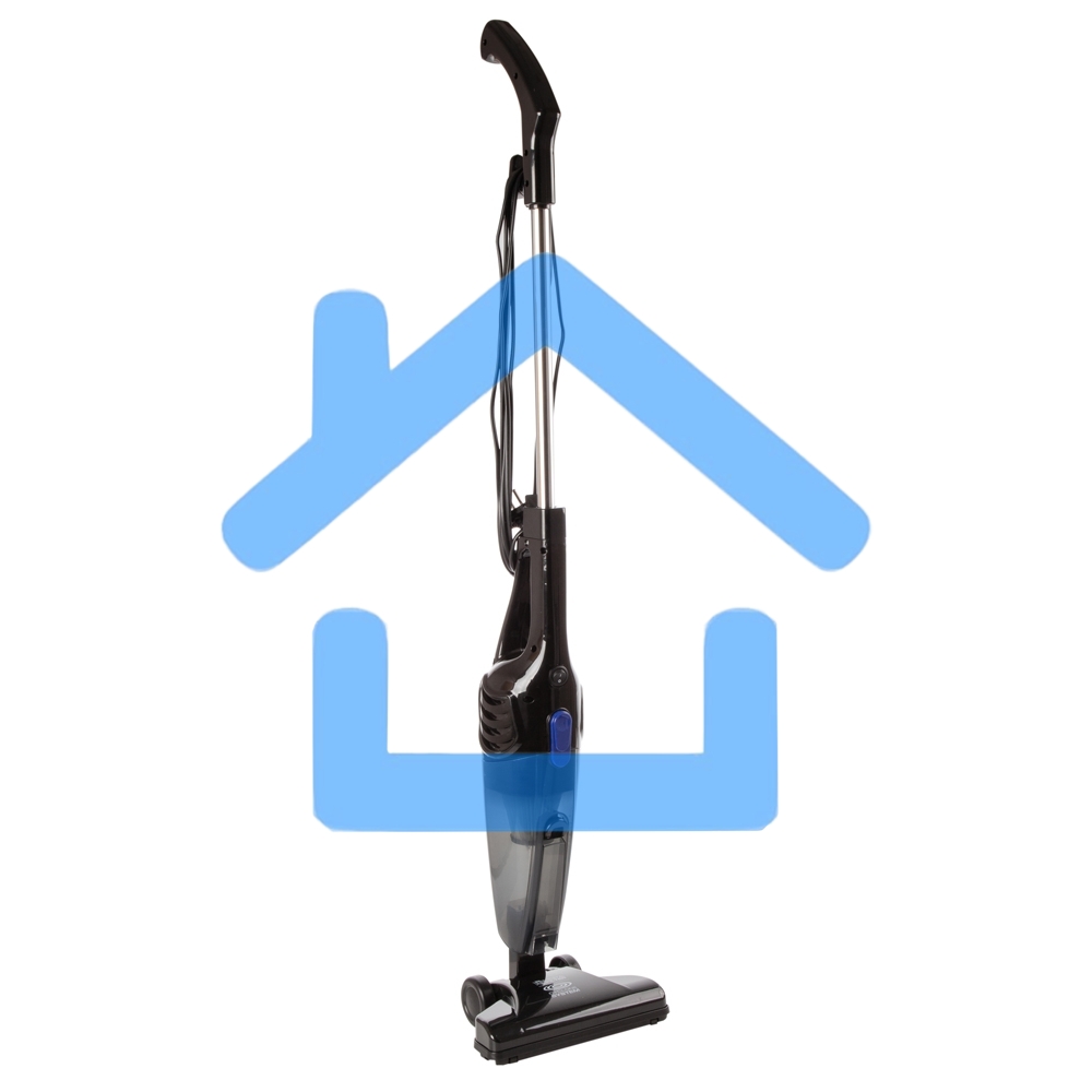 Пылесос вертикальный Endever VC-286 серый, питание от сети, 100 Вт, уборка сухая, пылесборник 1.9 л