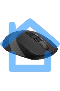 Мышь беспроводная A4Tech Fstyler FG10S черный/серый, 2000 dpi, радиоканал, USB, кнопки - 4