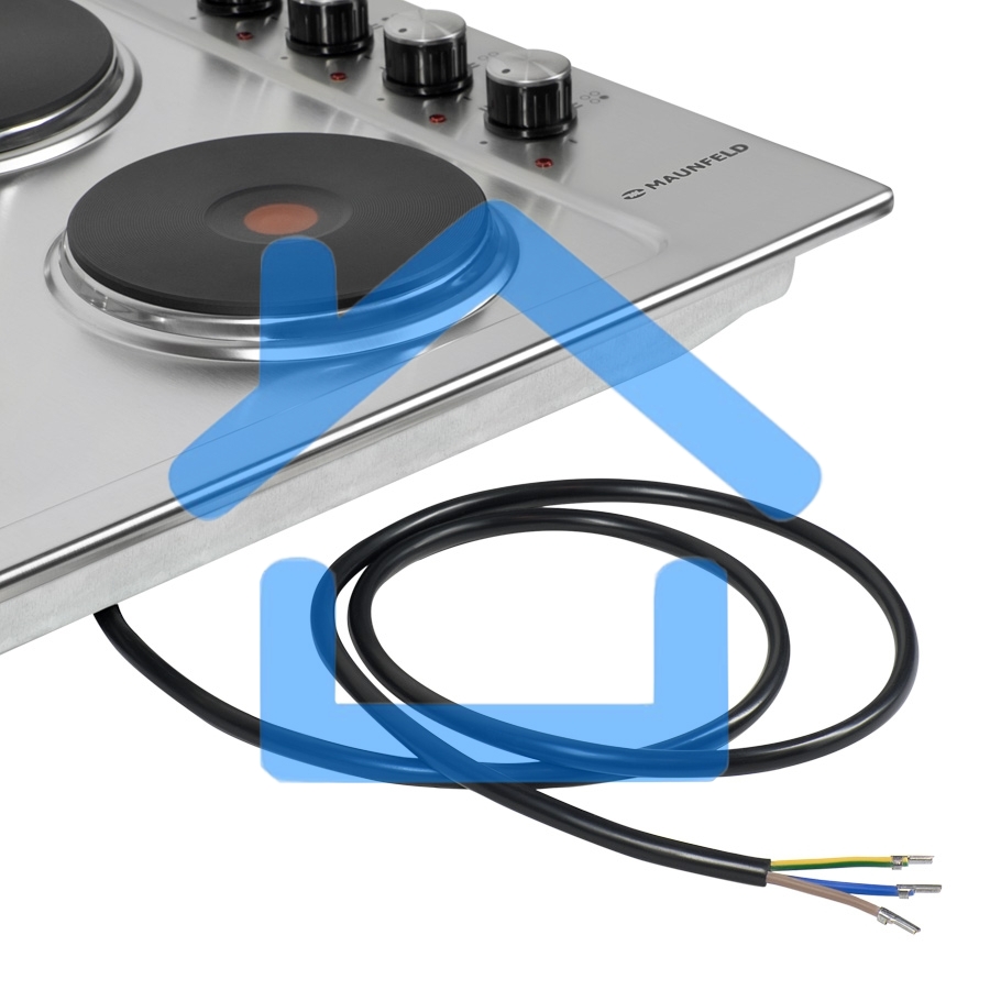 Электрическая варочная панель Maunfeld EEHS.64.4S/ • Тип: электрическая 60см• Тип установки: независимая • Управление: боковое, переключатели поворотные • Нагревательный элемент: конфорка электрическая, 4шт • Мощность конфорок, Вт.: 1500,1500, 1500, 1500 