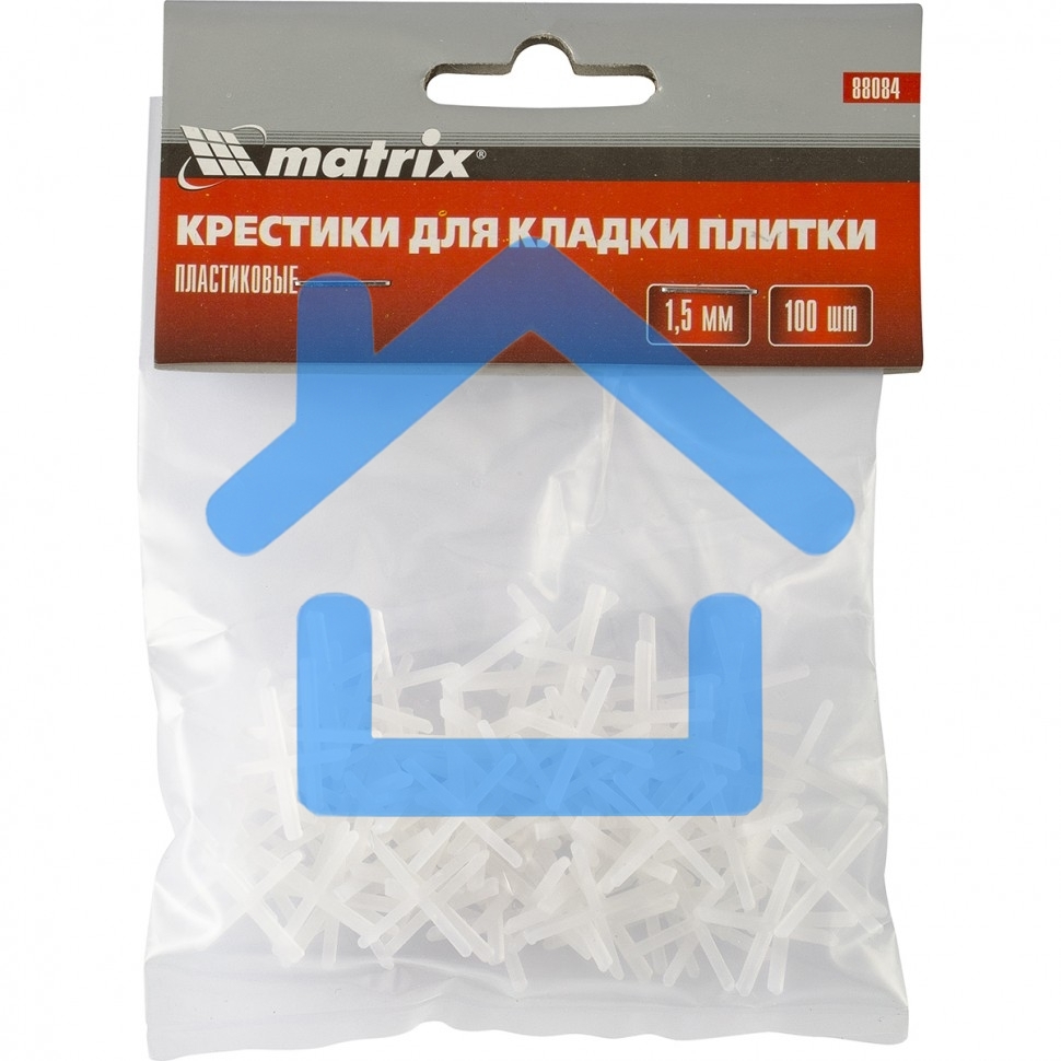 Крестики, 1,5 мм, для кладки плитки, 100 шт. Matrix