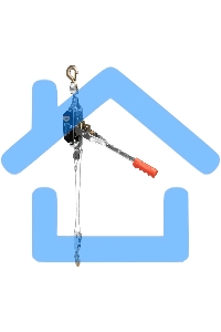 Лебедка рычажная Sparta 522155 тяга - 1,5 т, подъем - 0,6 т, 1.5 м, одинарное храповое колесо