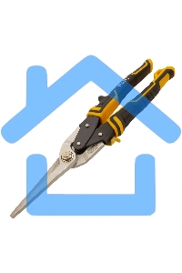 Ножницы по металлу,315мм, прямой проходной рез,сталь-CrMo, трехкомп.рук-ки Denzel