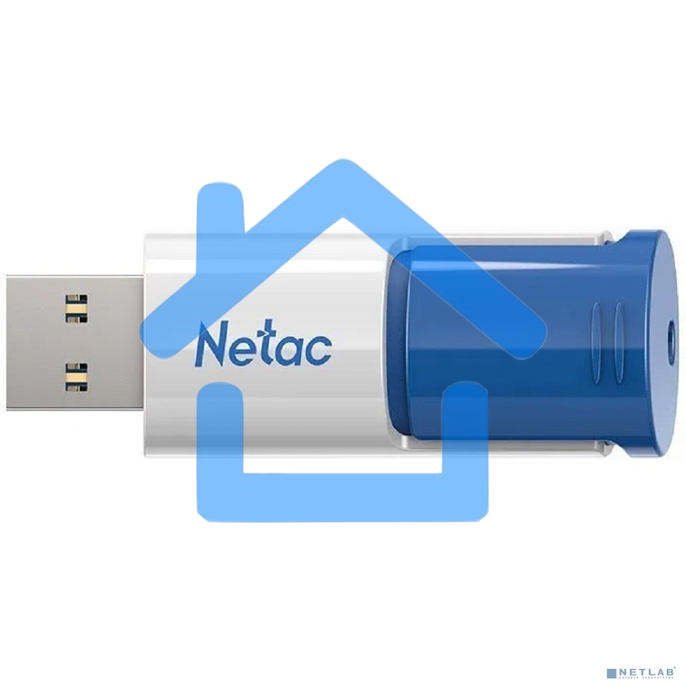 Флешка USB R/W Netac 512Gb U182 NT03U182N-512G-30BL USB3.0 синий/белый