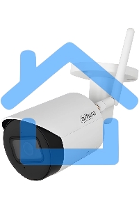 Камера видеонаблюдения IP Dahua DH-IPC-HFW1430DSP-SAW-0360B Wi-Fi 2.8-3.6мм цв. корп.:белый/черный