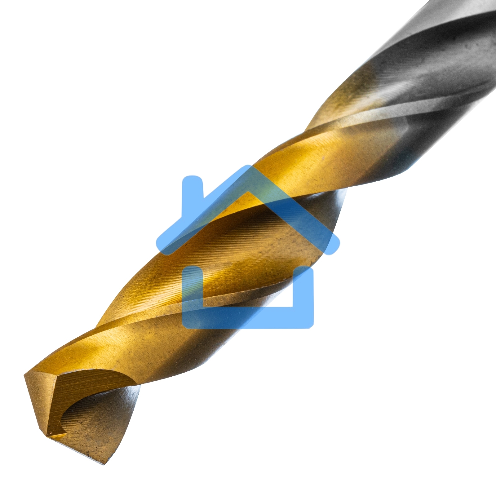 Сверло спиральное по металлу 9 х 175 мм, Р6М5, Golden Tip, удлиненное Denzel
