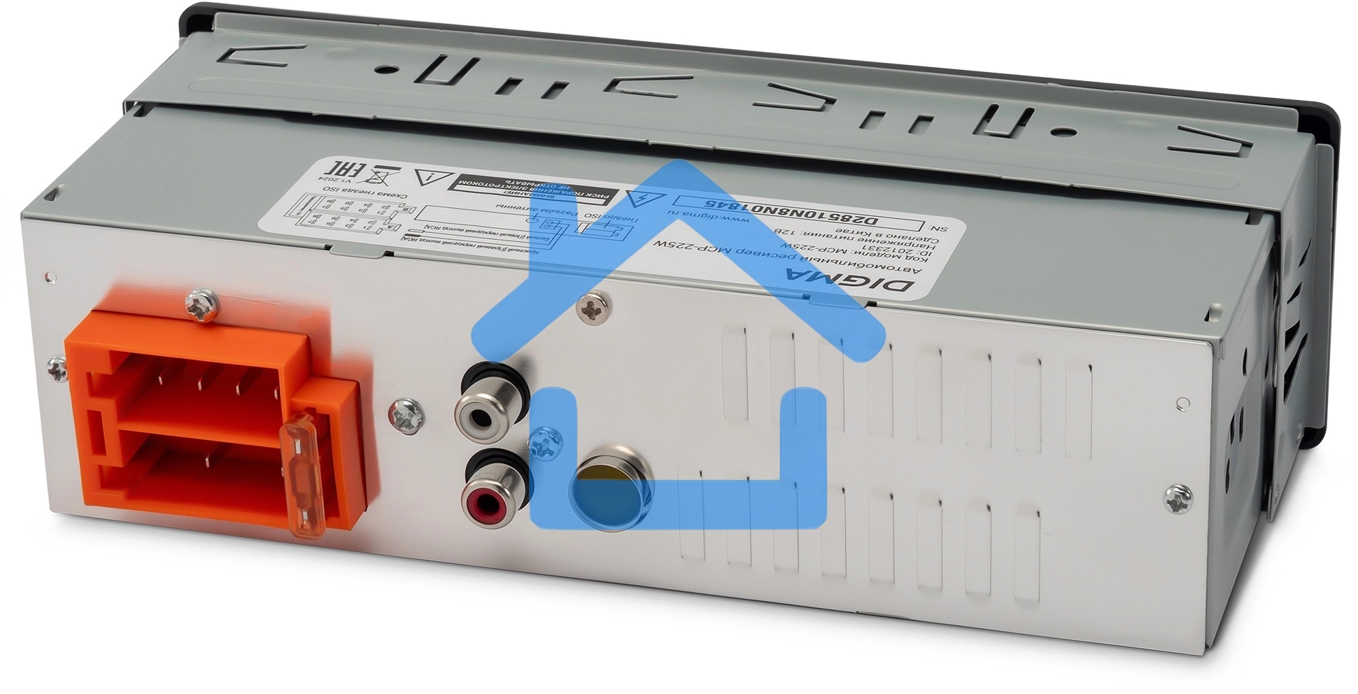 Автомагнитола Digma MCP-225W 1DIN 4x45Вт v5.0 AUX 2