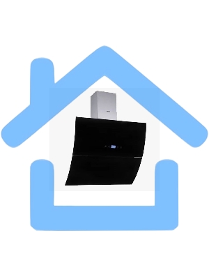 Вытяжка наклонная Graude DH 60.3 GE черный, 59.5 см, 700 куб. м/ч, 70 дБ