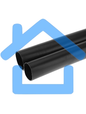 Трубка термоусаживаемая клеевая 70.0/12.0мм (6:1) черный (уп. 2шт) по 1м Rexant 23-0070