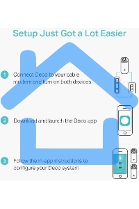 Бесшовный Mesh роутер TP-Link Deco M4 (DECO M4(3-PACK)) AC1200 10/100/1000BASE-TX (упак.:3шт)
