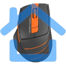 Мышь беспроводная A4Tech Fstyler FG30S серый/оранжевый, 2000 dpi, радиоканал, USB, кнопки - 6