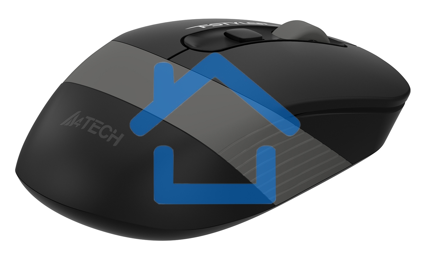 Мышь беспроводная A4Tech Fstyler FG10S черный/серый, 2000 dpi, радиоканал, USB, кнопки - 4