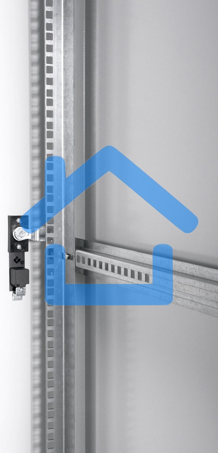 Шкаф телекоммуникационный напольный ЭКОНОМ 24U (600 × 600) дверь стекло, дверь металл