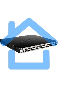 Коммутатор управляемый 2 уровня D-Link DGS-1210-52MP/ME/B2A PROJ с 48 портами 10/100/1000Base-T с поддержкой PoE и 4 портами 1000Base-X SFP