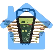 Набор ключей комбинированных 8-19 мм., 8 шт.Сибртех