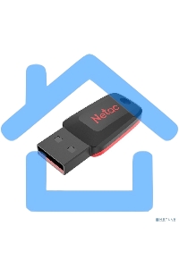 Флешка USB Netac U197 64 Gb <NT03U197N-064G-20BK>, USB 2.0
