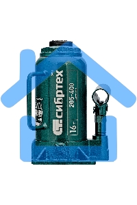 Домкрат гидравлический бутылочный Сибртех 16 т, 205-400 мм