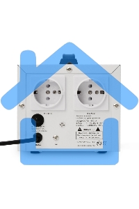 Стабилизатор напряжения Powerman AVS 500D белый (220В±8% 500ВА,5А,КПД 98%, циф. индикация вх./вых.)