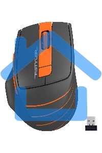 Мышь беспроводная A4Tech Fstyler FG30S серый/оранжевый, 2000 dpi, радиоканал, USB, кнопки - 6