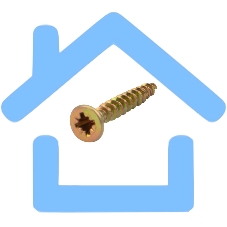 Саморез универсальный KRANZ 3х20, желтый цинк, короб (200 шт./уп.)