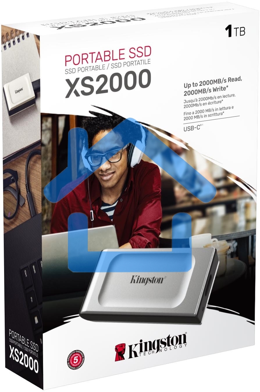 Портативный твердотельный накопитель Kingston 1Tb Portable SSD XS2000