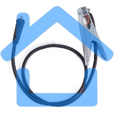 Сварочный кабель с клеммой заземления Rexant 16 мм² 200 А СКР 10-25 3 м