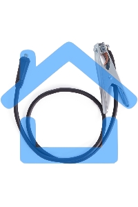 Сварочный кабель с клеммой заземления Rexant 16 мм² 200 А СКР 10-25 3 м