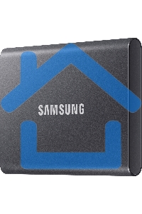 Внешний SSD Samsung T7, 2TB, USB 3.2 Gen 2 Type-C, R/W 1050/1000, титан