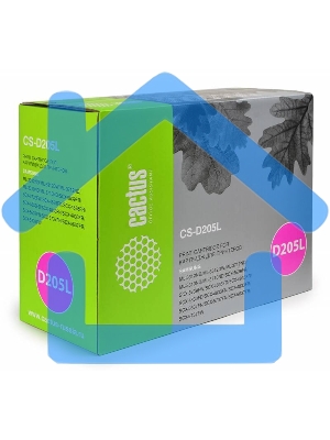 Картридж лазерный Cactus CS-D205L черный (5000 стр.) для Samsung ML-3310/3710/SCX-5637/4833