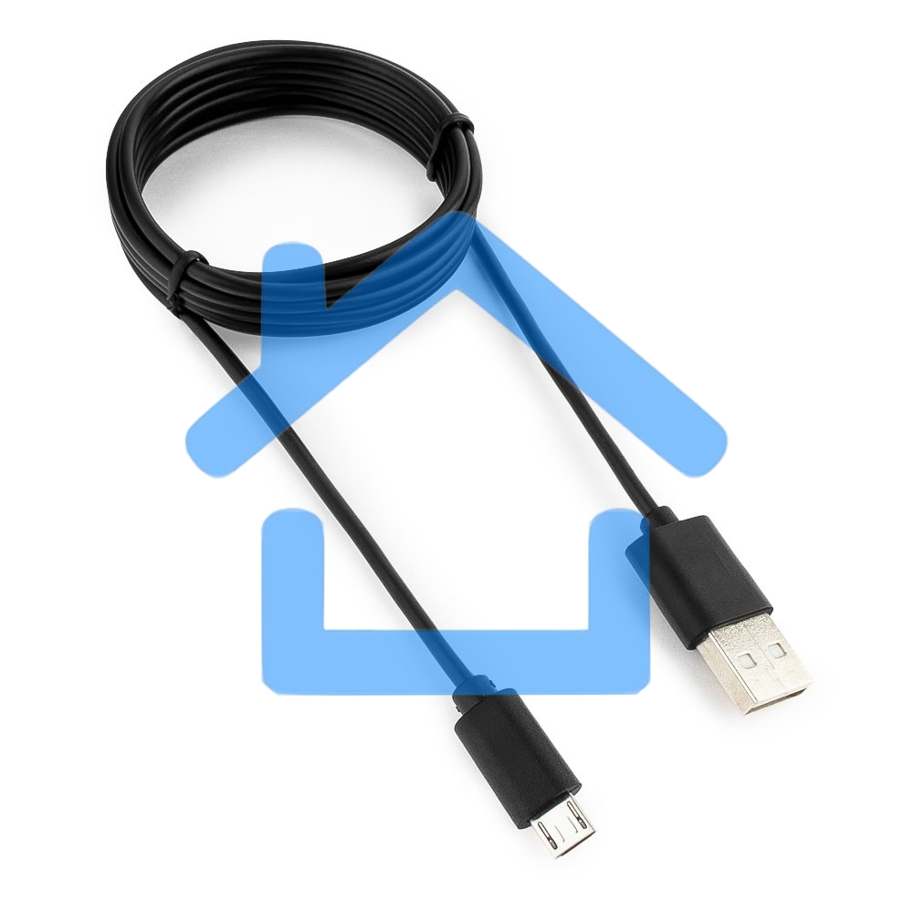 Кабель USB 2.0 Pro Cablexpert CC-mUSB2-AMBM-6, AM/microBM 5P, 1.8м, экран, черный, пакет