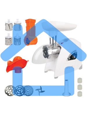 Мясорубка электрическая Аксион М42.03 белый