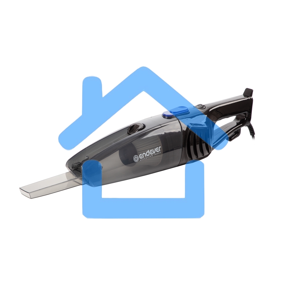 Пылесос вертикальный Endever VC-286 серый, питание от сети, 100 Вт, уборка сухая, пылесборник 1.9 л