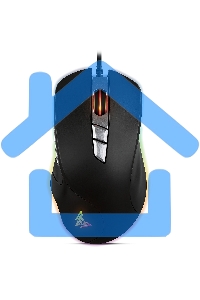 Мышь проводная Crown CMGM-903 черный, 7000 dpi, USB, кнопки - 7