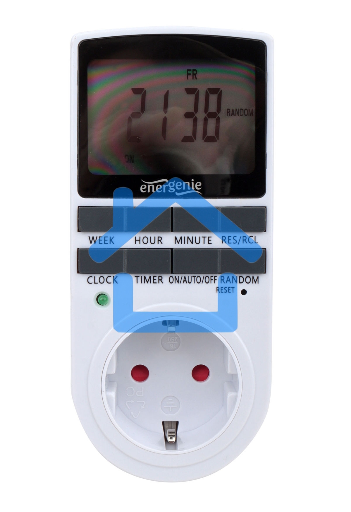 Таймер электрический Energenie EG-SST-01, LCD-дисплей 2,3″, белый