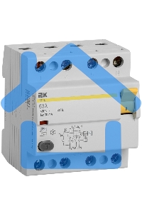 Выключатель дифференциального тока (УЗО) 4п 63А 30мА тип AC ВД1-63 ИЭК MDV10-4-063-030
