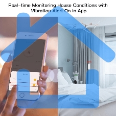 Датчик вибрации MOES Vibration Sensor ZSS-Z-VBR, Zigbee, AAA 2шт х 1.5 V