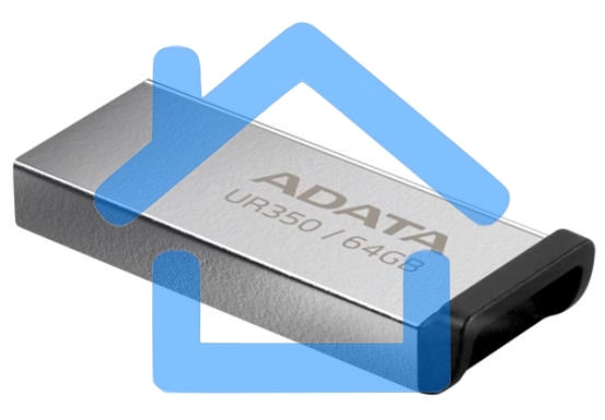 Флешка USB R/W ADATA UR350-64G-RSR/BK USB3.2 64G черный